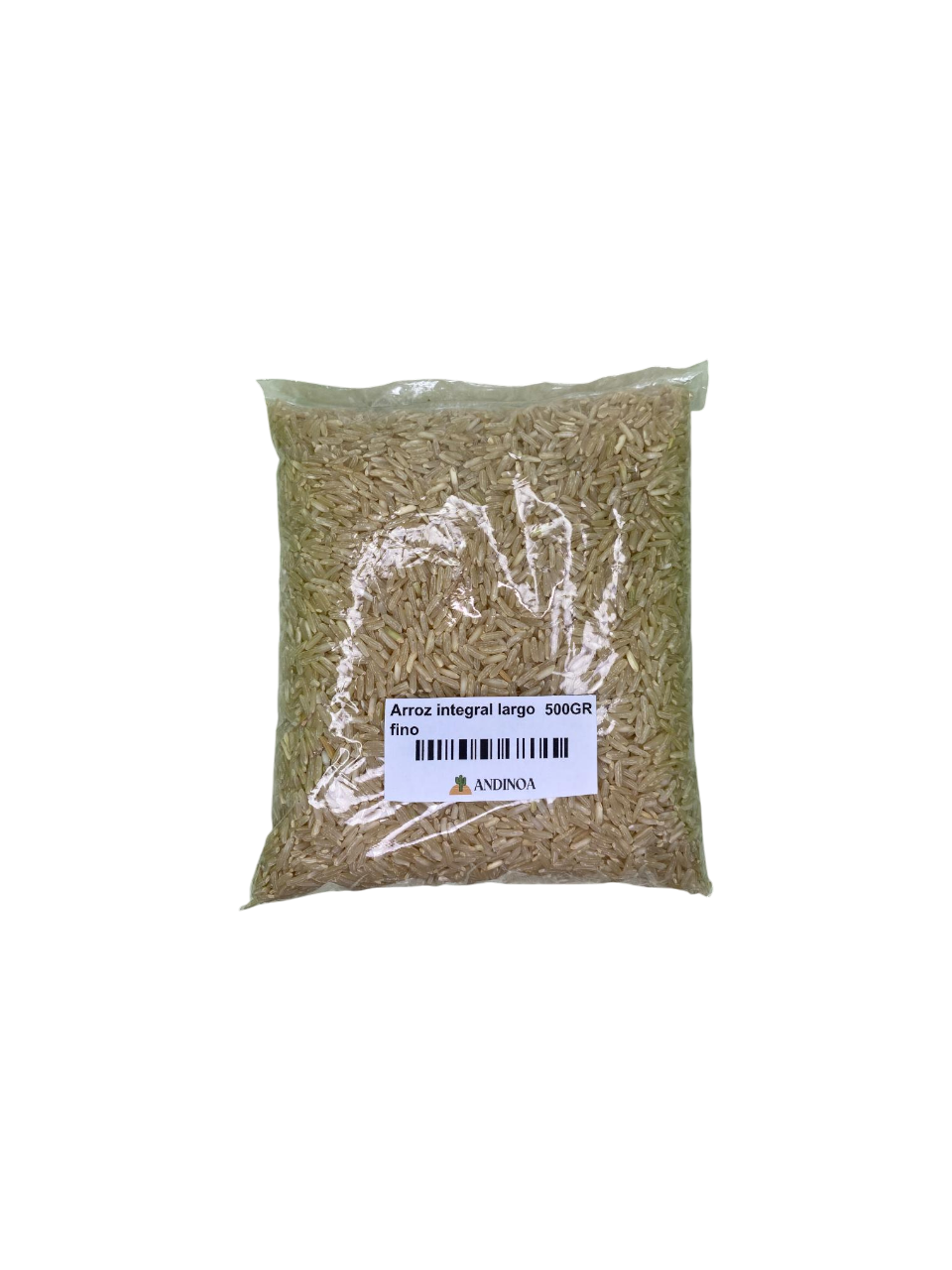 Arroz integral largo fino 500gr.
