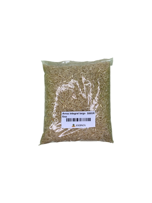 Arroz integral largo fino 500gr.