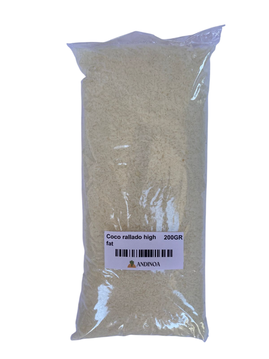 Coco rallado high fat 200gr.