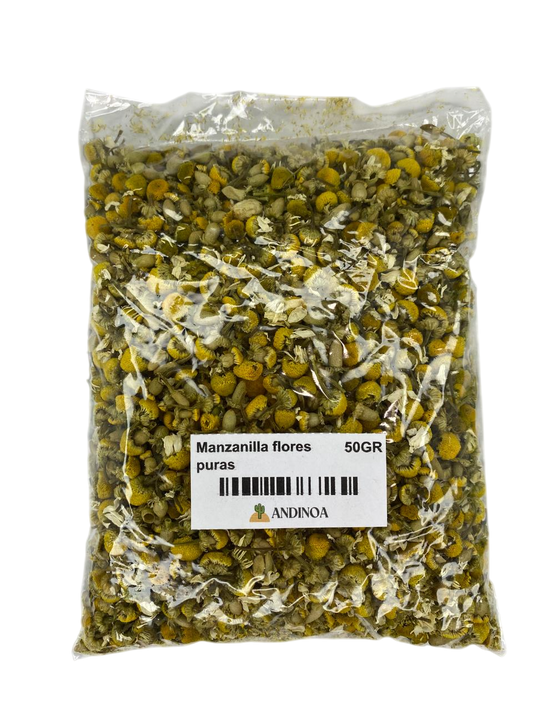 Manzanilla flores puras 50gr.