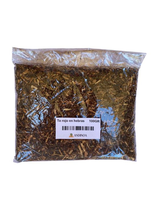 Te rojo en hebras 100gr.